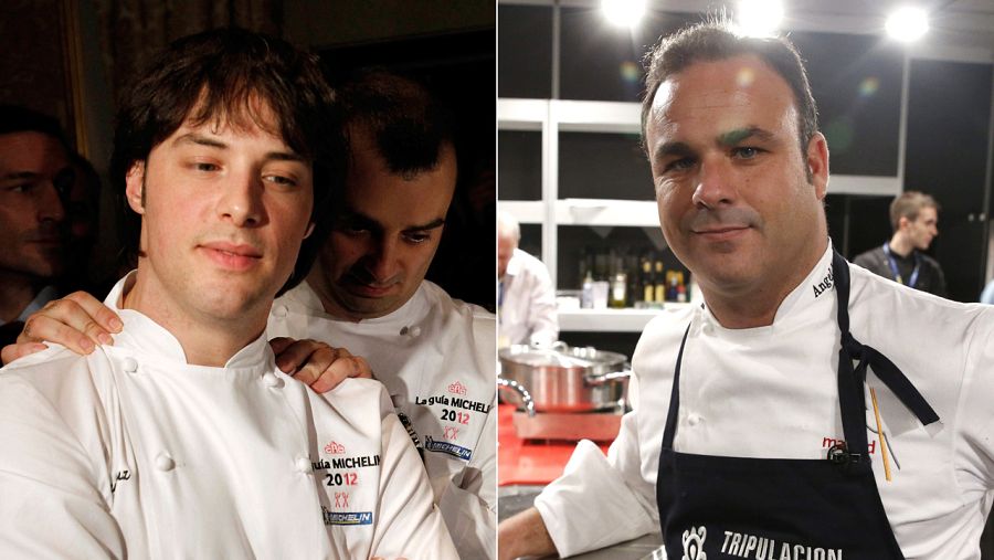 Los cocineros Jordi Cruz y Ángel León