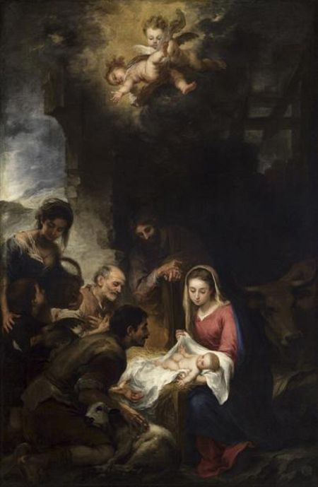 Obra de Murillo que ilustró el decimo de Lotería de Navidad de 1960