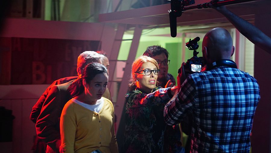 Imágenes del rodaje de 'Neverfilms'