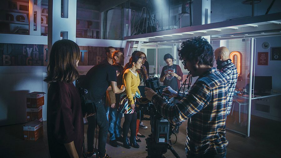 Imágenes del rodaje de 'Neverfilms'