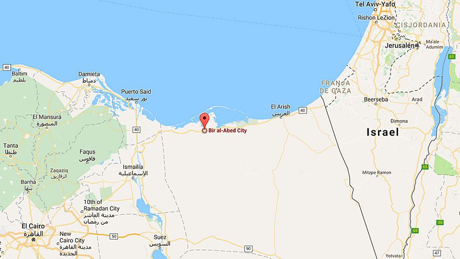 El atentado ha ocurrido en la localidad de Bir al Abed, al oeste de ciudad de Arish, capital del norte del Sinaí.