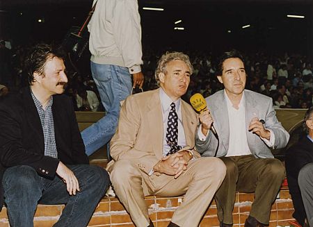 Luis del Olmo junto a Iñaki Gabilondo