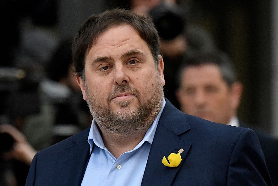 El líder y candidato de ERC, Oriol Junqueras (AFP)