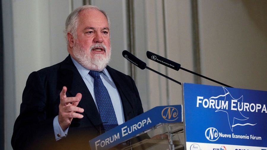 El comisario europeo de Energía y Acción por el Clima, Miguel Arias Cañete