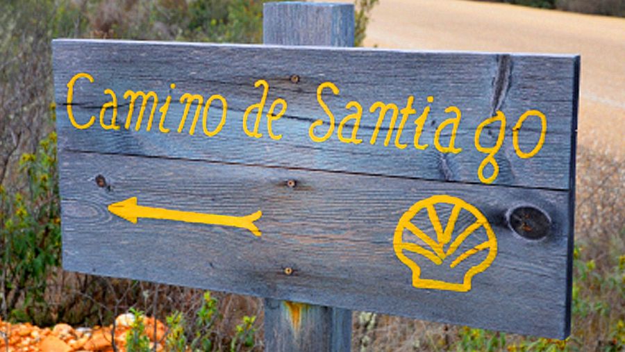 Señalización en el Camino de Santiago