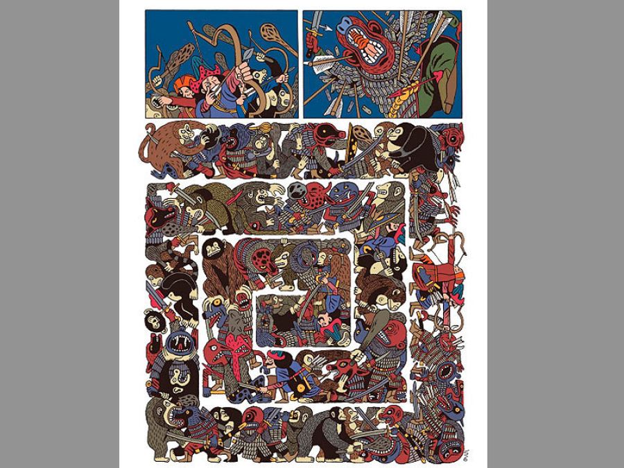 Página de 'Hâsib y la reina de las serpientes'