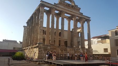 Las calles de Mérida esconden tesoros como el Templo de Diana