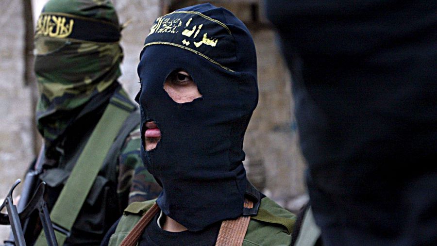 Hombres armados de la Yihad Islámica en Gaza (2005)