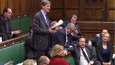 El conservador Dominic Grieve durante el debate sobre la enmienda al 'Brexit' en el Parlamento británico