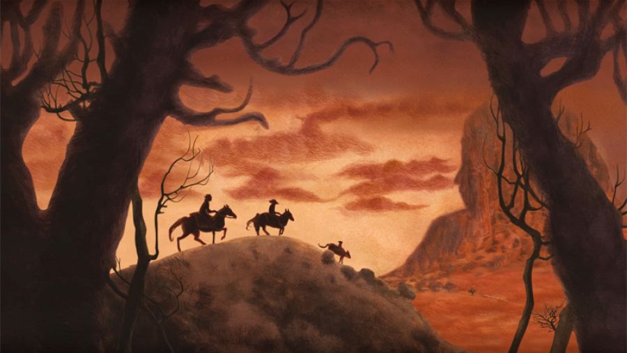 Detalle de una ilustración de 'Carmen', de Benjamin Lacombe