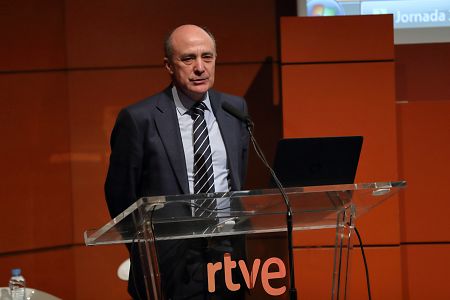 El director general corporativo de RTVE, Enrique Alejo, ha inaugurado la jornada
