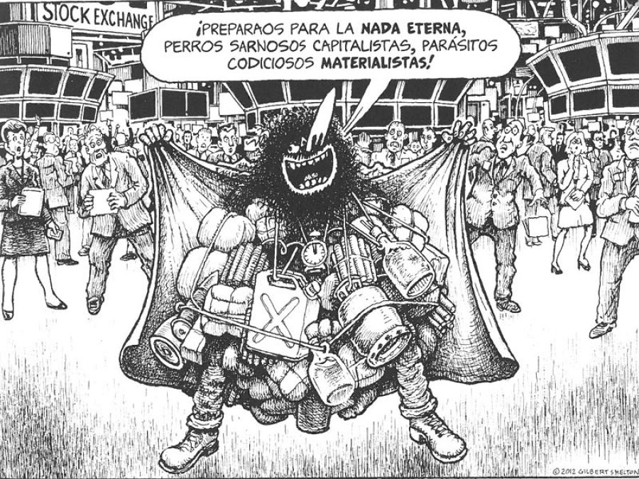 Viñeta de Gilbert Shelton