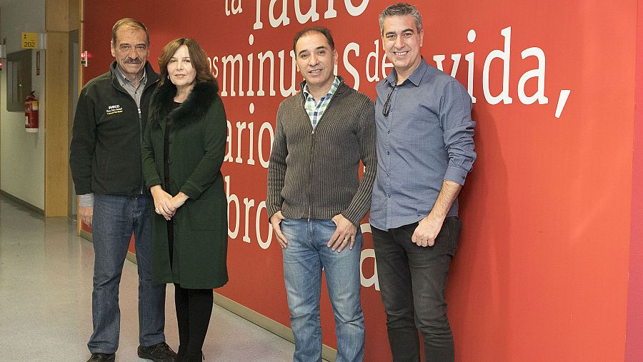De izquierda a derecha: Rafael Flores, María Lavalle, Pablo Ojeda y Arturo Martín