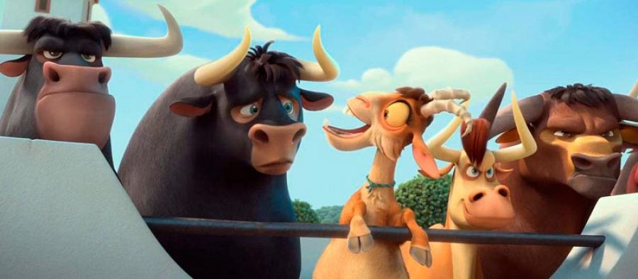 Ferdinand, el toro hippie que prefiere oler las flores