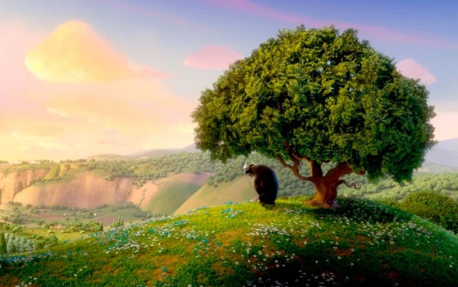 Ferdinand es feliz en el campo