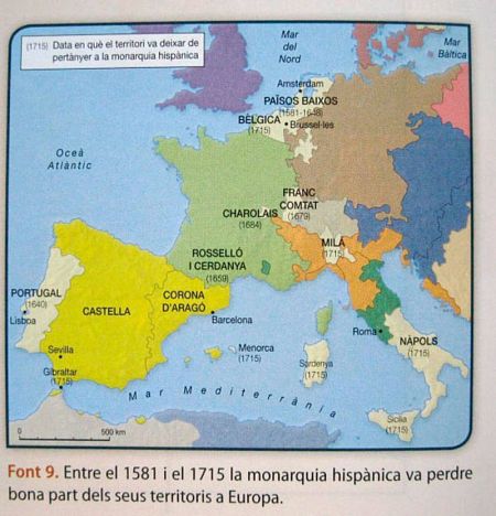 Mapa de 1715 e los que se evita el nombre de 