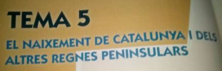 Referencia a Cataluña como reino en el libro de 2º ESO de Barcanova