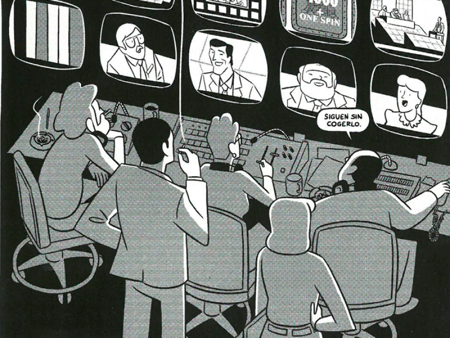 Viñeta de 'Larson. El hombre con mas suerte del mundo'