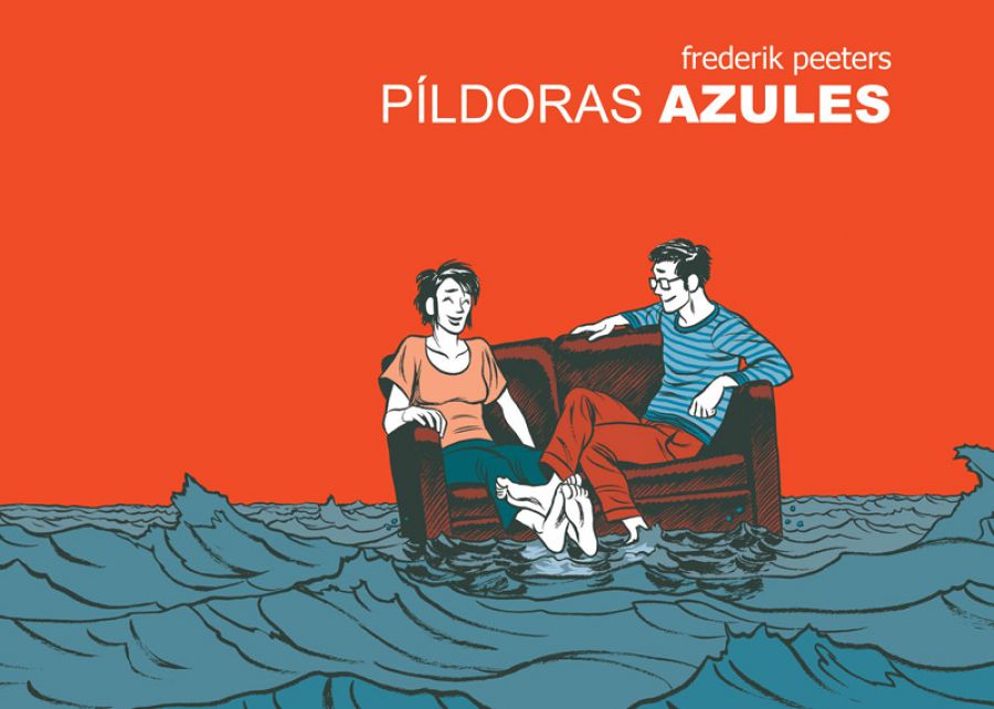 Fragmento de la portada de 'Píldoras azules'