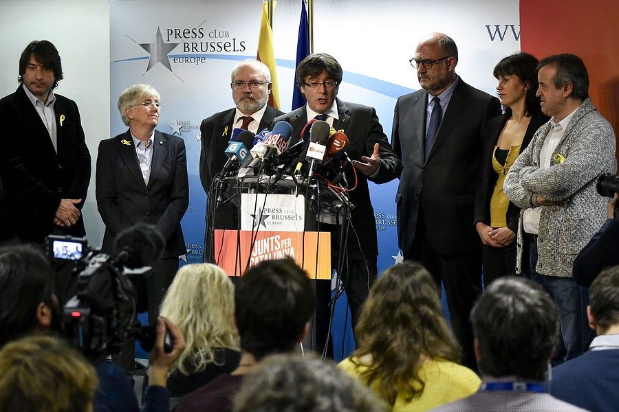 Declaraciones de Puigdemont en Bélgica