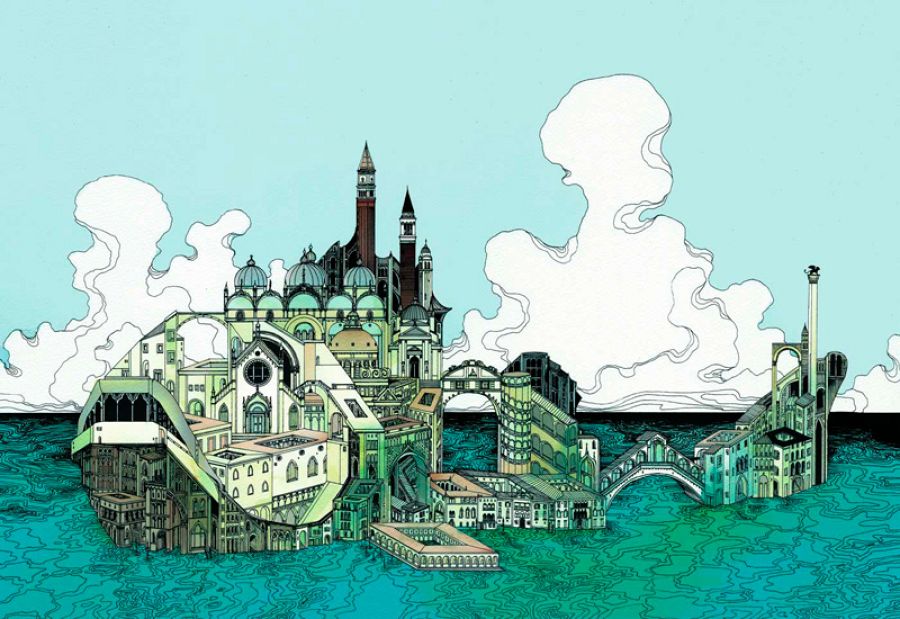 Venecia es una de las ciudades recreadas en 'Terráneo'