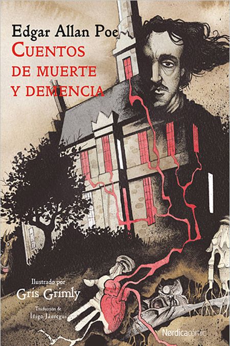 Portada de 'Cuentos de muerte y demencia'
