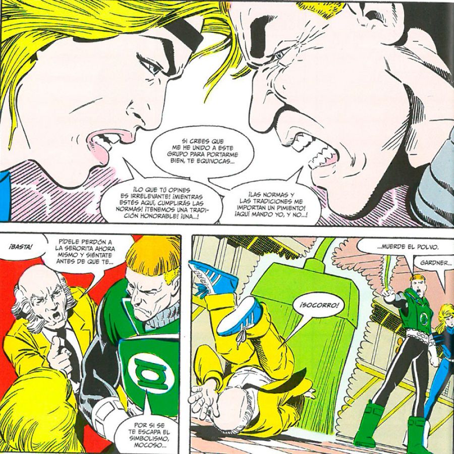 Viñetas de 'La Liga de la Justicia'