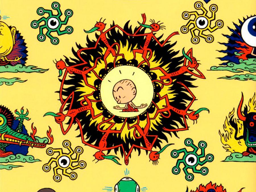 Fragmento de una ilustración de 'Bardín, el superrealista', de Max