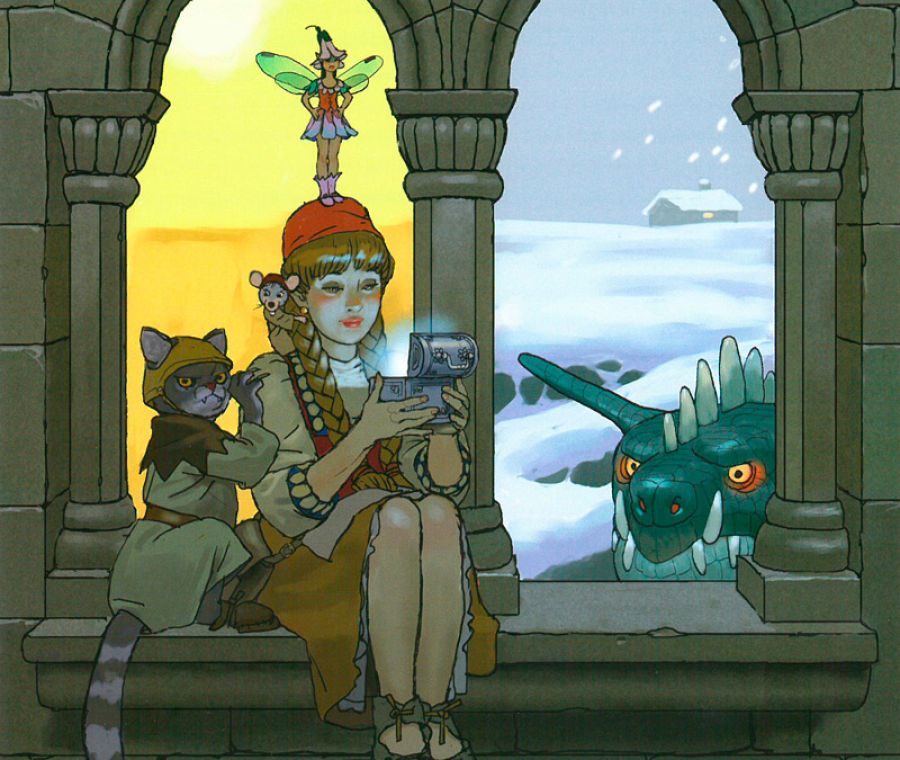 Ilustración para el cuento 'Verano& invierno'