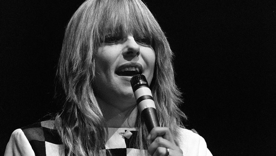 France Gall, durante una actuación el 7 de enero de 1981 en París