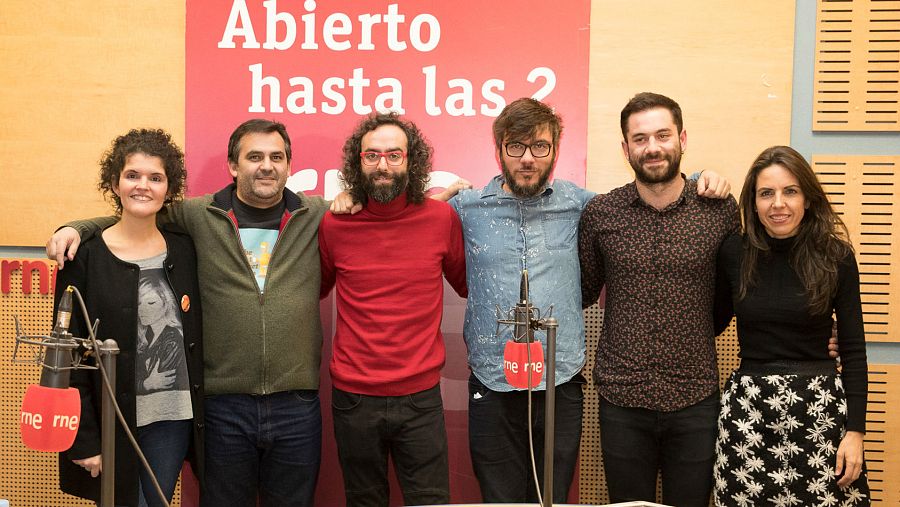 Val, con el equipo de Paloma Arranz