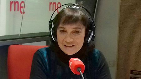 Patricia Ferreira, en un momento de la entrevista.