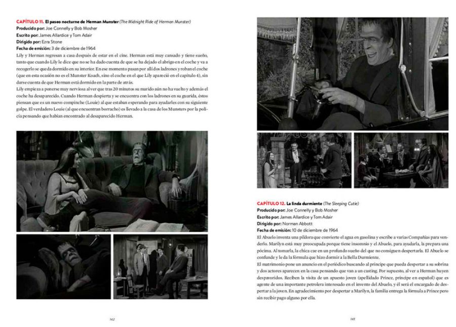 Páginas del libro 'Los Munster. Historia de nuestra familia monstruosa favorita'