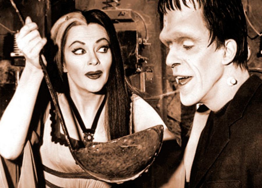 Ivonne de Carlo y Fred Gwynne