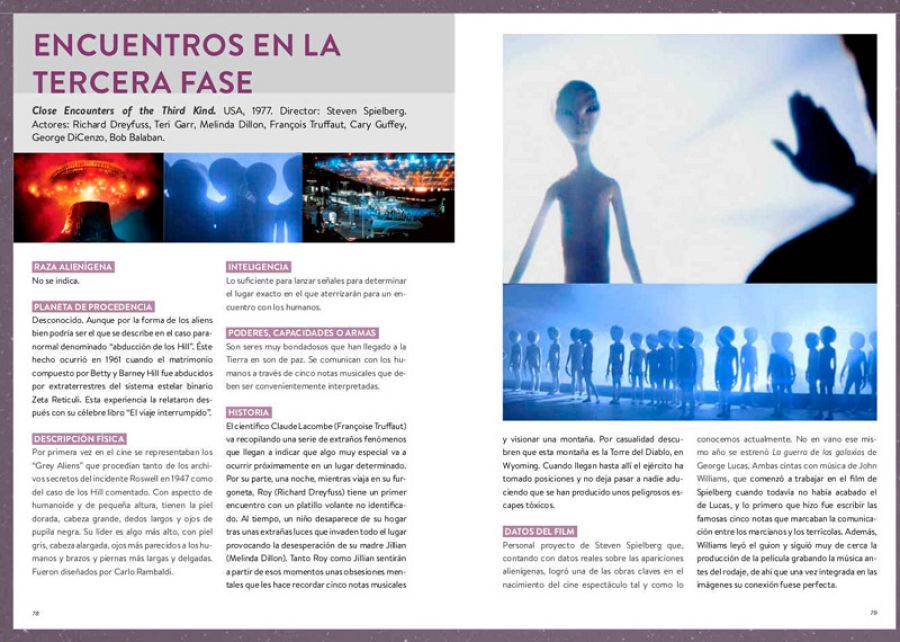 Páginas del libro 'Alienciclopedia'