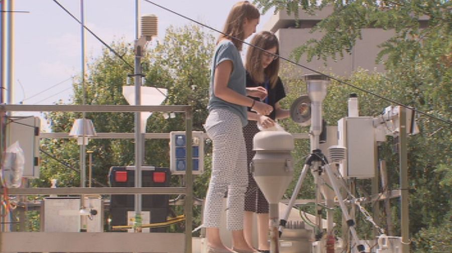 Equipos para controlar la calidad del aire en IDAEA