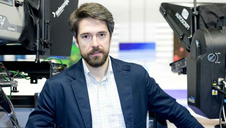 Carlos Franganillo, corresponsal de TVE