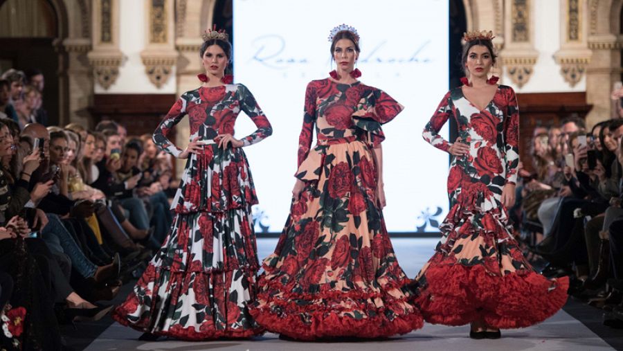 Vestido Flamenca - Trajes de flamencos Moda Rosa