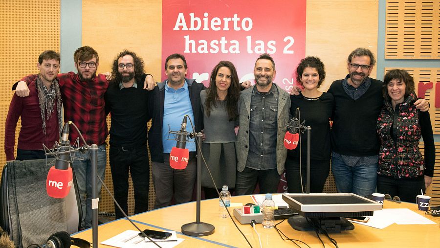 Paloma Arranz, con Drexler y todo su equipo