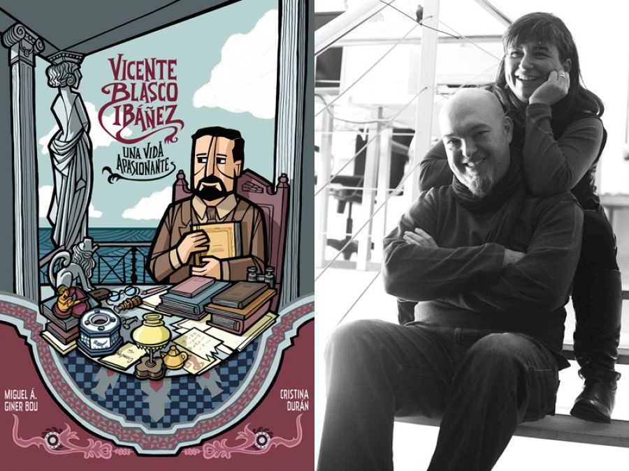 Portada del cómic y sus autores retratados por la fotógrafa Aina Buforn