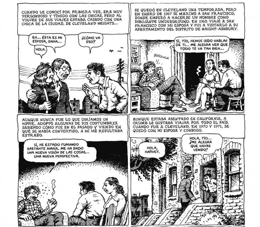 Viñetas de 'American Splendor: Los cómics de Bob y Harv'