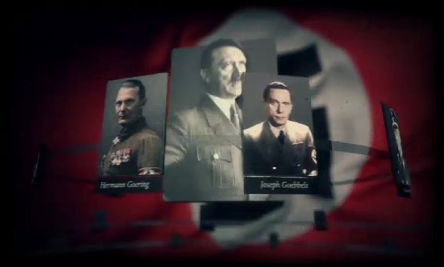 Goering, Hitler y Goebbels