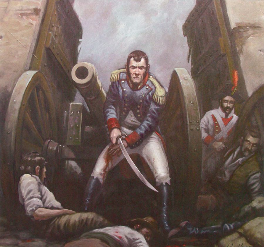 Fragmento de una ilustración de '1808 Madrid'