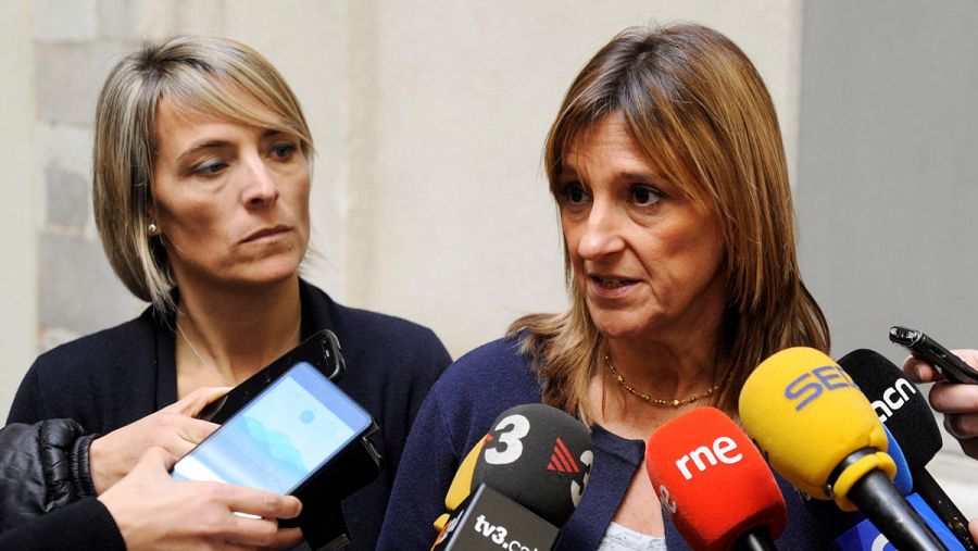 La regidora de Promoción Económica del Ayuntamiento de Girona, Gloria Planas  y la directora de Fira de Girona, Coralí Cunyat