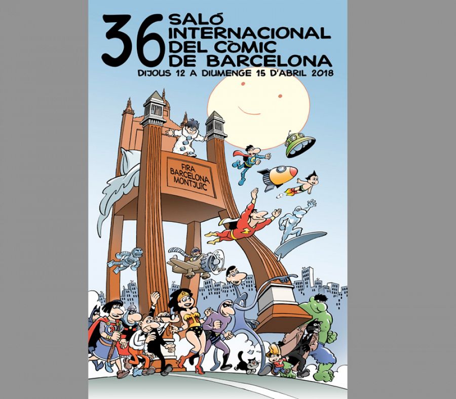 Cartel de Jan para el 36 Salón del Cómic de Barcelona