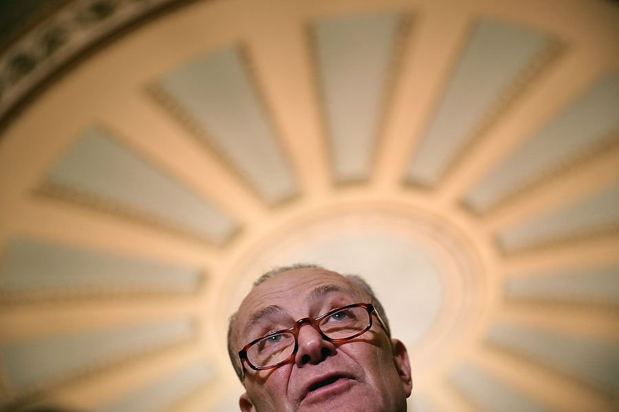 El líder de la minoría demócrata en el Senado de Estados Unidos, Chuck Schumer