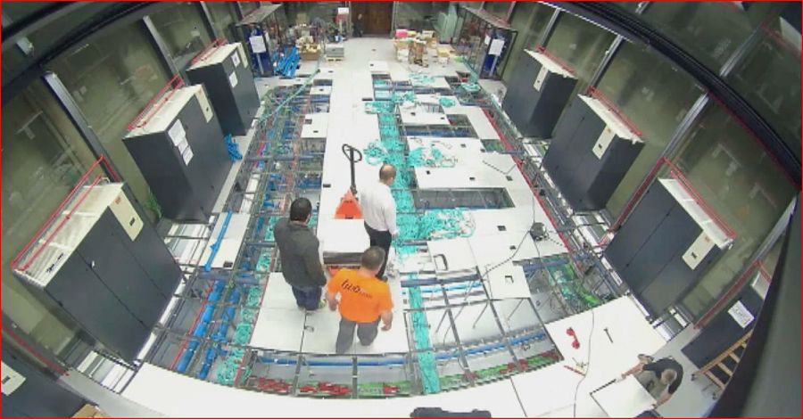 Proceso de montaje del MareNostrum 4