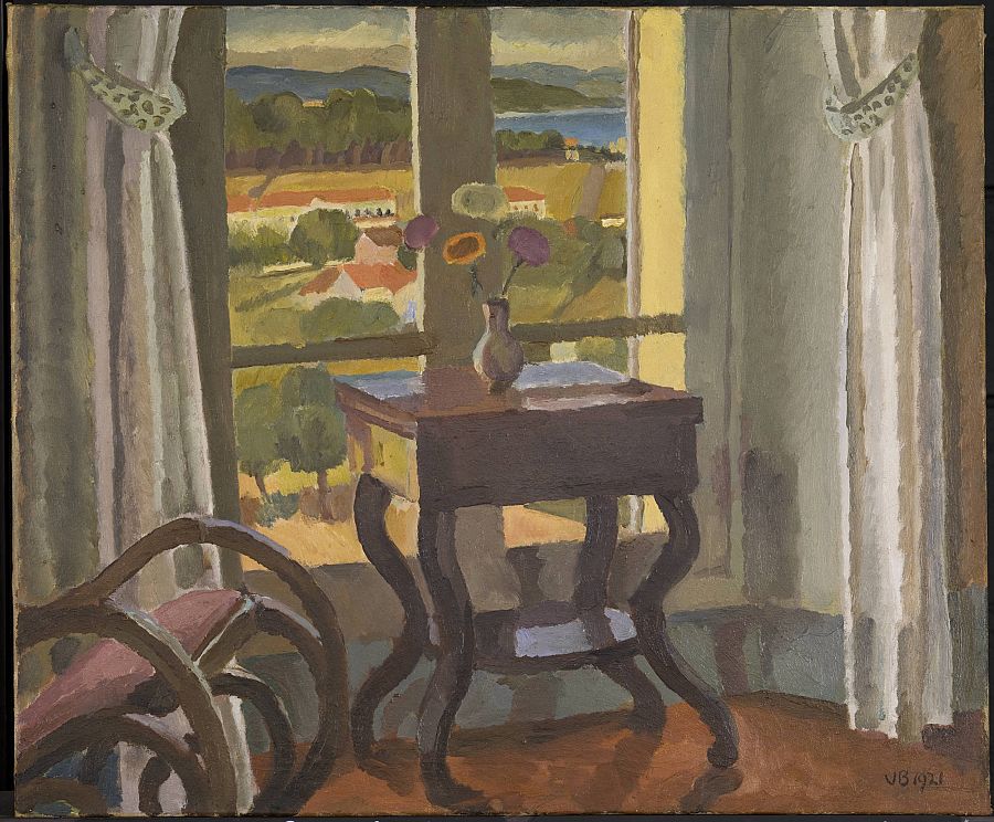 'Interior with a Table' 1921. Vanessa Bell 1879-1961.