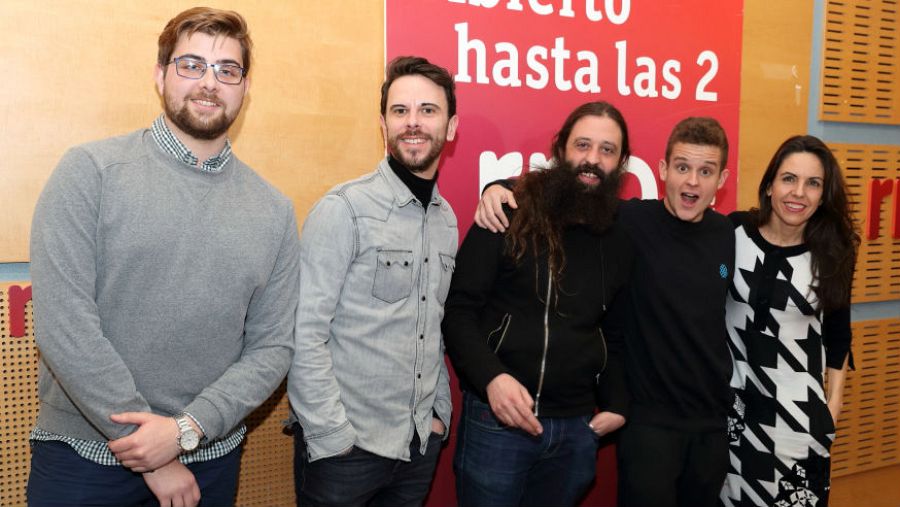 Paloma Arranz, con Arkano, Impromadrid y Adrián Gómez