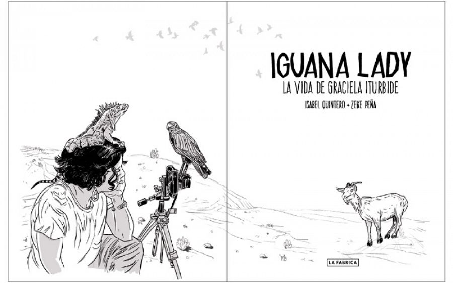 Páginas de 'Iguana Lady'